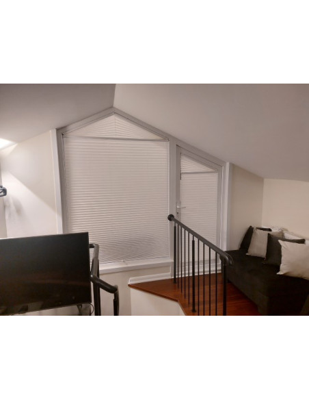 Plise (Plicell) Cam Balkon Perdesi