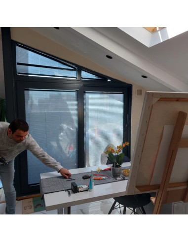 Plise (Plicell) Cam Balkon Perdesi