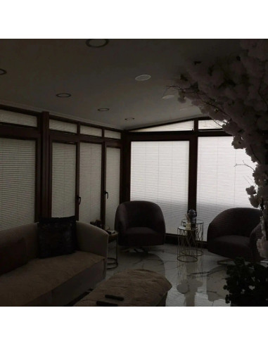 Plise (Plicell) Cam Balkon Perdesi