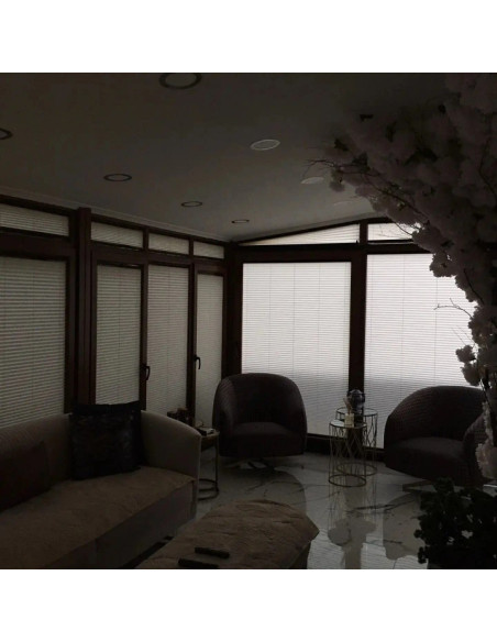 Plise (Plicell) Cam Balkon Perdesi