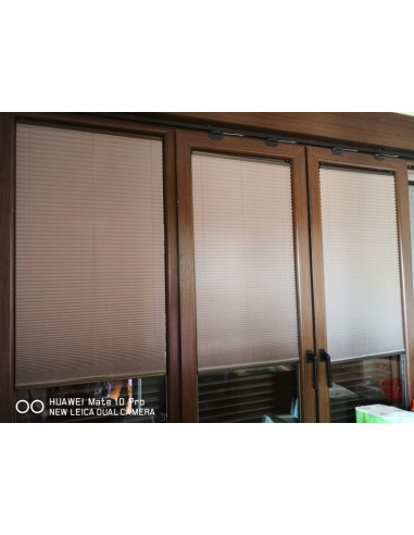 Plise (Plicell) Cam Balkon Perdesi