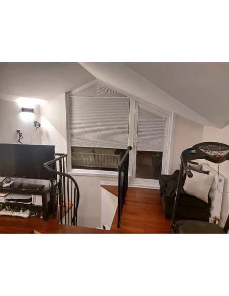 Plise (Plicell) Cam Balkon Perdesi