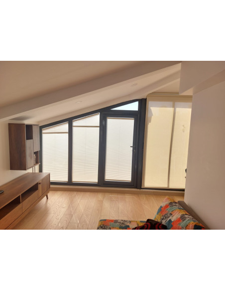 Plise (Plicell) Cam Balkon Perdesi