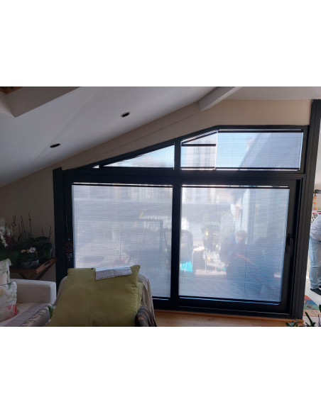 Plise (Plicell) Cam Balkon Perdesi