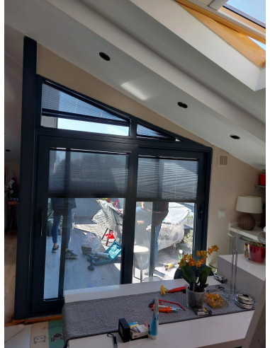 Plise (Plicell) Cam Balkon Perdesi