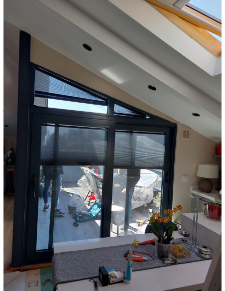 Plise (Plicell) Cam Balkon Perdesi