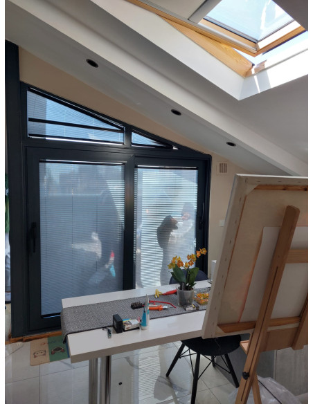 Plise (Plicell) Cam Balkon Perdesi