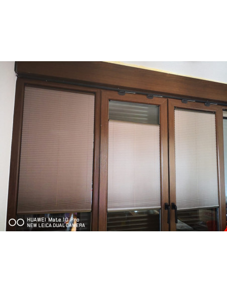 Plise (Plicell) Cam Balkon Perdesi