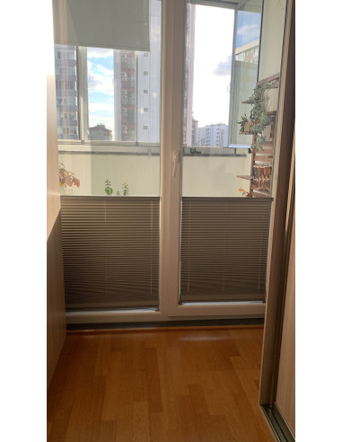 Plise (Plicell) Cam Balkon Perdesi