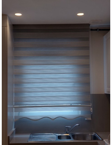 Pileli Zebra Stor Perde