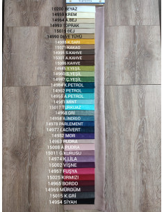 Düz Fon Perde Nubuk 2