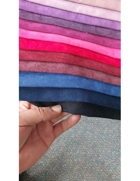 Düz Fon Perde Nubuk